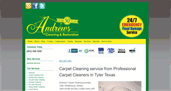 Desktop Screenshot of andrewscarpetcleaning.com